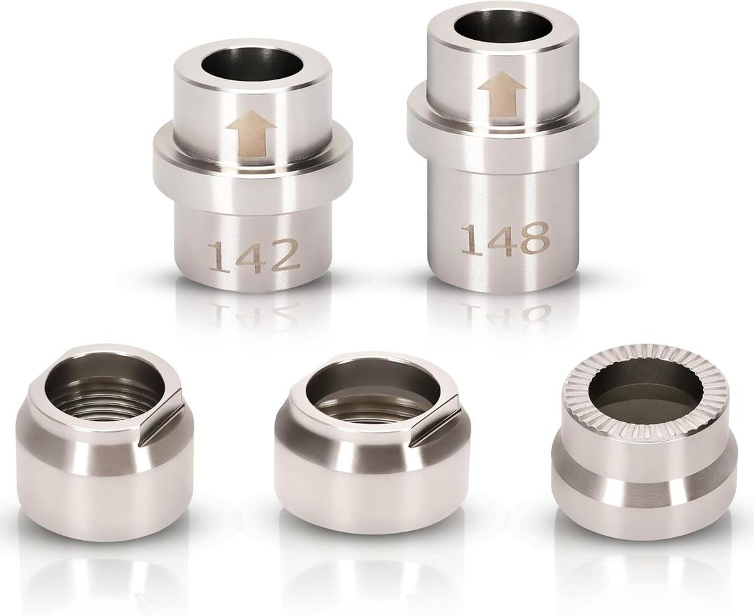 KICKR Thru Axle Adapter Kit, Compatible with Wahoo KICKR CORE and KICKR V4 and Newer Models, Fit for WFKICKRTHRUAXLEKIT, 2026 Upgrade Stainless Steel
