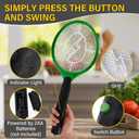 24 Pack Electric Fly Swatter Bug Zapper Racket Handheld, 4 Colors