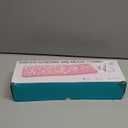 Wireless Keyboard and Mouse Combo, Retro Typewriter Keyboard with Round Keycaps, 2.4GHz USB Cute Wireless Keyboard Mouse for Computer, Desktop, Laptop and Computer (Pink-Colorful)