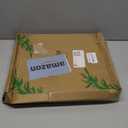 MinBoo Bamboo Appliance Slider,Sliding Tray for Coffee Maker, Kitchen Countertop Appliance Rolling Tray,Slides Easily from Under The Cabinet,Wide -Black- Large (16" Wx13 D)