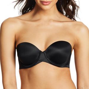 Maidenform womens Stay Put Strapless Se6990 Bra, Black, 40DD US