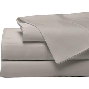 Cozy Earth Luxury Bed Sheet Set - 100% Viscose from Bamboo Fabric, Ultra-Soft & Breathable, Fits Regular & Deep Pocket Mattresses up to 20" - 4 Pieces King Sheet Set Dove Grey