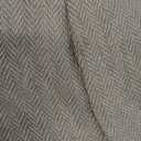Retro 3 Piece Suit Tweed Herringbone Men's Suits Slim Fit Groom Tuxedos Set Prom Brown Grey Jacket Blazer Vest Pants, Size: XL