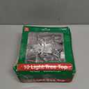 Kurt Adler 10-Light 8-Point Star Christmas Treetop, 8-Inch, Clear