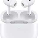 Apple AirPods Pro 2 Wireless Earbuds, Active Noise Cancellation, Hearing Aid Feature, Bluetooth Headphones, Transparency, Personalized Spatial Audio, High-Fidelity Sound, H2 Chip, USB-C Charging