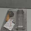 Grill Basket Set, Removable Wooden Handle, 304 Stainless Steel, Rolling BBQ Tools, Smoker Grilling Accessories for Vegetable Fish, Outdoor Cooking Camping, Birthday Gifts for Men Dad Husband