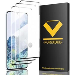 2  Pack Tempered Glass For Samsung Galaxy S20 Plus Screen Protector[2 Pcs], 9H hardness Scratch resistant, Fingerprint Compatible with S20 Plus 5G Glass Screen Protector