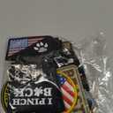 Tigeen 30 Pcs Random Funny Tactical Military Patches Set Full Embroidery Loop and Hook Patches for Backpacks Caps Bags Clothes Vest Military Uniforms