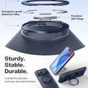 TORRAS for iPhone 17 Pro Case 360 Magnetic Durable Stand O3 Fitness Series, [Fit for MagSafe] [360 Rotating Kickstand] 4X Mil-Grade Shockproof, Camera Control Button, Slim, Translucent Deep Blue