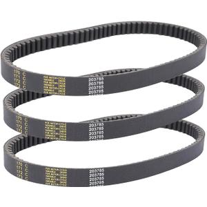 BLACKHORSE-RACING 3PCS 40 Series Torque Converter Belt GO Kart Comet 203785A Comet 203785 MANCO 12346 Belt