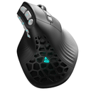 SOLAKAKA E9 PRO Vertical MMO Gaming Mouse with 8K Dongle- 36000 DPI PAW3395 Sensor,8,000Hz Polling Rate,Tri-Mode Ergonomic Wireless Mouse with 10 Side Buttons,RGB Mouse for PC/Mac - Black