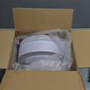 KIRE 120PCS White Plastic Plates - Heavy Duty White Disposable Plates for Party/Wedding - Include 60Pieces 10.25inch Dinner Plates - 60Pieces 7.5inch Dessert/Salad Plates