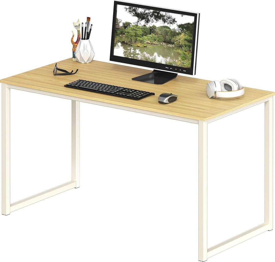 SHW Mission 40-Inch Home Office Computer Desk, Oak