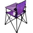 ciao! Baby Portable High Chair, Fold Up Travel Seat with Tray, Designed for Camping and Picnics, Lightweight Design, Ideal for Babies and Toddlers, Purple