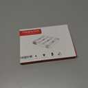 Retro Style Charger for Nintendo Switch 2 Joy-Con Controllers - 4 in 1 Charger Station with LED Indicators, Overcharge Protection (Red/White Edition)