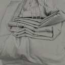 Mellanni Queen Sheets Set - 4 PC Iconic Collection Bedding - Hotel Luxury, Extra Soft, Cooling Bed Sheets - Wrinkle, Fade, Stain Resistant (Queen, Light Gray)