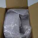 KIRE 100PCS Disposable Plates - White with Gold Rim for Thanksgiving Party/Wedding - Includes 50Pieces 10.25inch Dinner and 50Pieces 7.5inch Dessert/Salad Plates