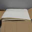 Fitable 8 Pack Round Tablecloths: Stain Resistant Wrinkle Free Circle Table Clothes, Washable Reusable Polyester Table Covers for Wedding Party Birthday Banquet Reception(Ivory, 120 Inch)