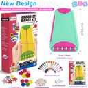 Friendship Bracelet Making Kit for Girls Ages 8-12, Kids Jewelry Making Kit with 28 Pre-Cut Threads and Letter Beads, Arts and Crafts for Kids, Birthday Easter Gifts for 6 7 8 9 10 11 12 Year Old