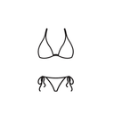 SEAFORM Women Bikini Set Color Block Two-Piece Swimsuit High Waist Tummy Control V-Neck Quickly Dry Beachwear, Size XL