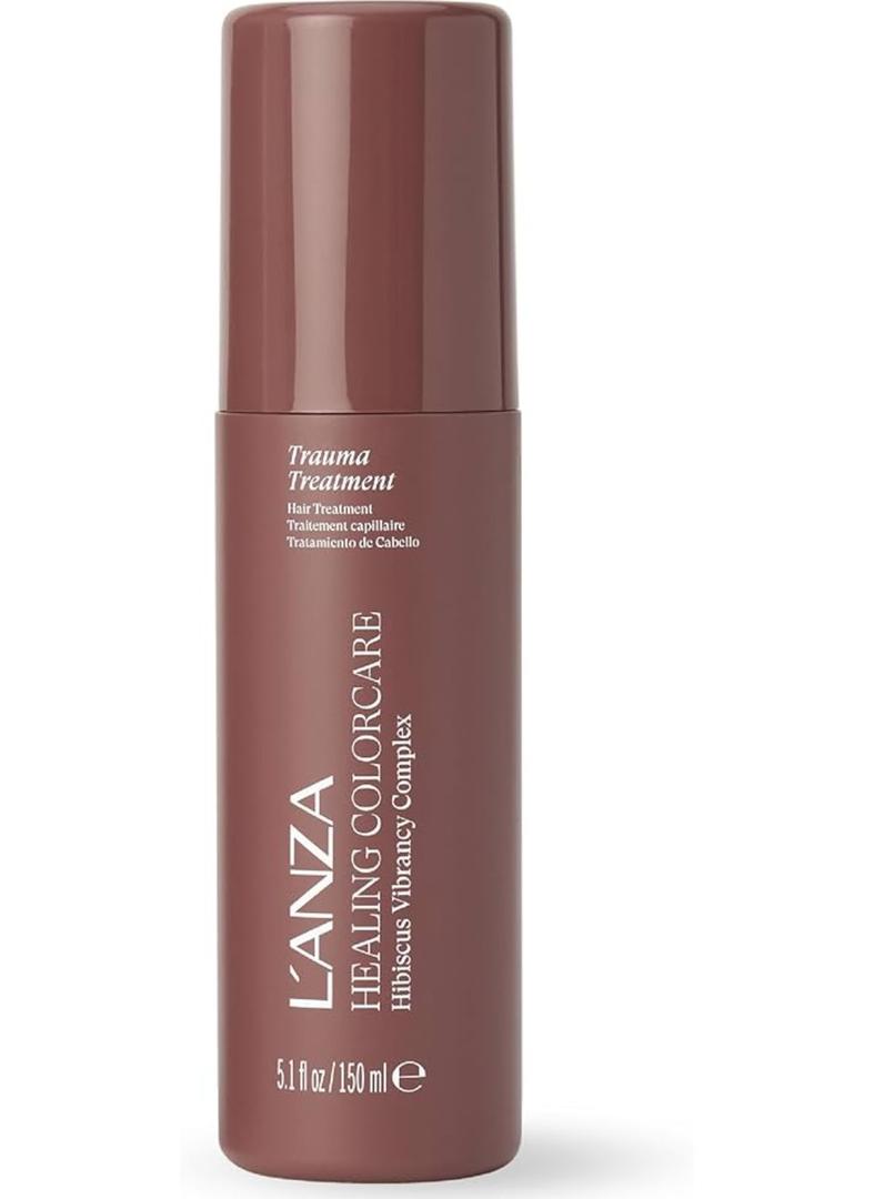 L'ANZA Healing Colorcare Trauma Treatment Color Repair Leave-In, Anti-Fade, UV & Heat Protection, Strengthens Hair, Moisturizing, Adds Vibrance, Anti-Frizz, Smooths, Sulfate Free