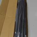 Ausemku Shower Curtain Rod 32-80 Inch Adjustable - 1 Inch Diameter Heavy Duty No drill Spring Tension Shower Rod, Non-Slip Rustproof Telescopic Rod for Bathroom, Black