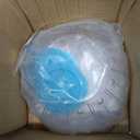 Hamster Exercise Ball 7.9 InchCrystal Clear Hamster Running Ball with Twist-Lock Lid, Large Safe Ventilation Toys, Accessories for Syrian/Dwarf Hamsters and Other Small/Medium Hamsters, Blue