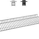Utheer Porcelain Coated Warming Rack for Dyna-Glo Gas Grill | 23.2 x 6.7 inch upper shelf replacement compatible with DGF371CRP-D and DGH373CRP-D models