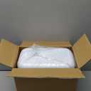 MUEE Hanging Compost Bin [1.8 Gal Standard Fit] Daily Food Scrap Collector with Slide Lid - Under Cabinet Small Trash Can for 2-3 Person Families, RV & Apartment - Matte White