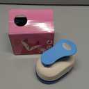 Heart Punch 2-inch Craft Lever Punch Circular Cutter Tool Circle Hole Punch Handmade Paper Craft Lever Punches for Paper Crafts DIY Handmade Crafting Blue 