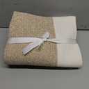 Large Blanket Basket, 60L Storage Baskets for Organizing, Woven Laundry Basket for Blankets, Cotton rope Blanket Storage for Living Room, Nursery Room, 19.7" L x 15.74" W x 11.8" H, Brown