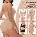 Strapless Shapewear Bodysuit for Women Tummy Control Strapless Bodysuit Triangle Seamless Body Shape Tops Going out M