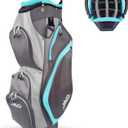 JAD Lightweight Womens Golf Bag, Golf Cart Bag with Dual Handles for Women/Ladies, 14-Way Full-Length Top Dividers, Large Putter Well, Ultra Lightweight, Large Pockets for Accessories