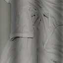 Pink Queen Women's Long Sleeve Flowy Maxi Swimsuit Tie Front Robe Cover Up (White), M