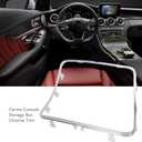 Centre Console Chrome Trim For 205 C Class 2015 2021, Textured Sporty Replacement For 205 C Class 2015 2021
