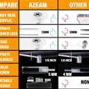 AZEAM Acrylic Riser,Clear Display Risers Stand Perfume Organizer Cologne Acrylic Shelves 3 Tiered Cupcake Shelf for Amiibo Funko POP Figures Food Desserts Holder Collection Cosmetic Vendor Product