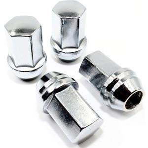 Set of 24 Veritek 14x1.5mm OEM Factory Style 1.80 Inch Length 7/8 22mm Hex Duplex Large Acorn Seat Wide Base Replacement Chrome Lug Nuts for Buick Cadillac Chevy Chevrolet GMC Factory Wheels