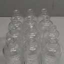 Kingrol 12 Pack Clear Glass Bud Vases, Small Vases for Flowers, Vintage Glass Bottles for Home Office Decor, Centerpieces for Wedding Table