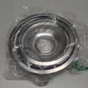 Drip Pan Electric Stove Burner Covers for Whirlpool W10278125 W10196405 W10196406, 4 Pack (3) 6" & (1) 8"