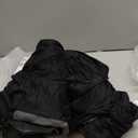 Zpana Car Seat Covers, Full Set Split NonSlip Vehicle Front & Rear Seat Protector, Durable Comfortable Automotive Interior Chair Protective Cover, Universal for SUV Automobile Truck (Black/Gray)