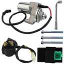 3 Bolt Starter Motor & Solenoid Relay & CDI for 50cc 70 cc 90cc 100 cc 110cc 125 cc ATV Dirt Bikes Go Karts Chinese Pit Bike Quad 4 Wheelers Dune Buggy Sandrail SSR Roketa Taotao Jonway SunL