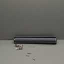 Cordless 100% Blackout Roller Shades for Windows,UV Protection Pull Down Shades,Room Darkening Door Blinds Thermal Insulated Fabric for Home Office and Bedroom(17" W x 72" H,Grey)