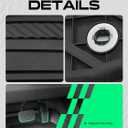 YHTAUTO Automotive Floor Mats Compatible with Toyota Tacoma 2016-2023, TPE All Weather Car Mats Waterproof Anti-Slip Odorless Floor Liner, Interior Car Accessories, 1st Row, Set of 2