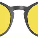 Bloomoak Orange Blue Light Reading Glasses,Yellow Computer Readers with Magnification,Relieve Eye Strain &Improve Sleep (Yellow Lens - Daytime Protection)