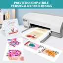 6X6 Bright White Cards and Envelopes Square Invitations 20PK 100 lb Thick White Card Stock for Card Making, Photo Cards, Embroidery