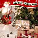 12 PCS Brown Velvet Christmas Balls Ornaments Christmas Tree Decorations 2.4 Inch Flocked Christmas Hanging Balls for Xmas Decorative Hanging Ornaments Party Wedding Family Gathering(Brown)