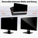 24 Inch 16:9 Computer Privacy Screen Filter, Anti Scratch Anti Spy Anti-Glare Blue Light Screen Protector for Desktop