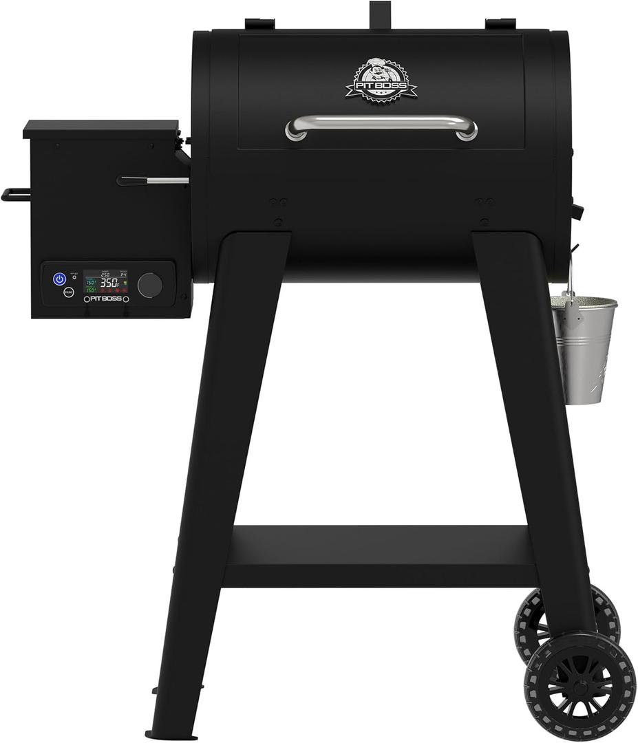 Pit Boss 500FB2 Pellet Grill, Matte Black - 11086