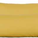 Evolive Ultra Soft Microfiber Body Pillow Cover/Pillowcases 21"x54" with Hidden Zipper Closure Set of 2. (Spicy Mustard, Body Pillow Cover 21"x54")