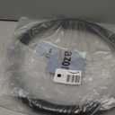 SEG Direct Car Steering Wheel Cover Universal Standard-Size 14 1/2"-15" Leather with Carbon Fiber Pattern Black